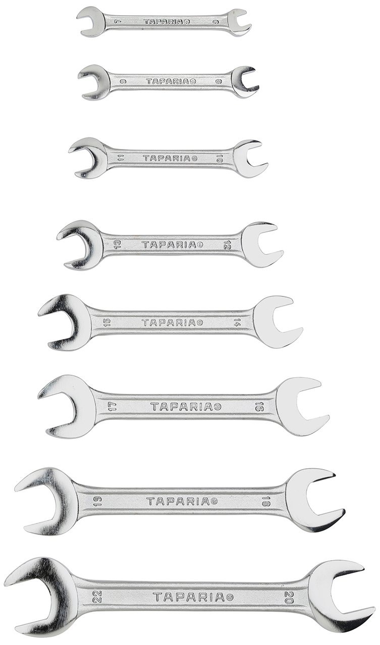 TAPARIA 180 mm Double Ended Hand Spanners DEP 08 22 mm_0